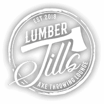 LumberJills_ClearBLKWhite lumber jill's indoor axe throwing lounge logo