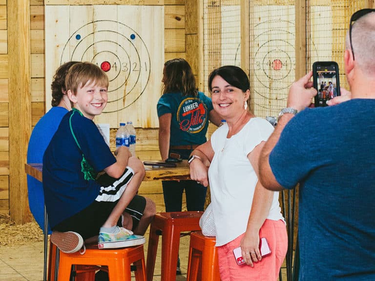 Lumber Jill's Axe Throwing Best night out in Summerville!