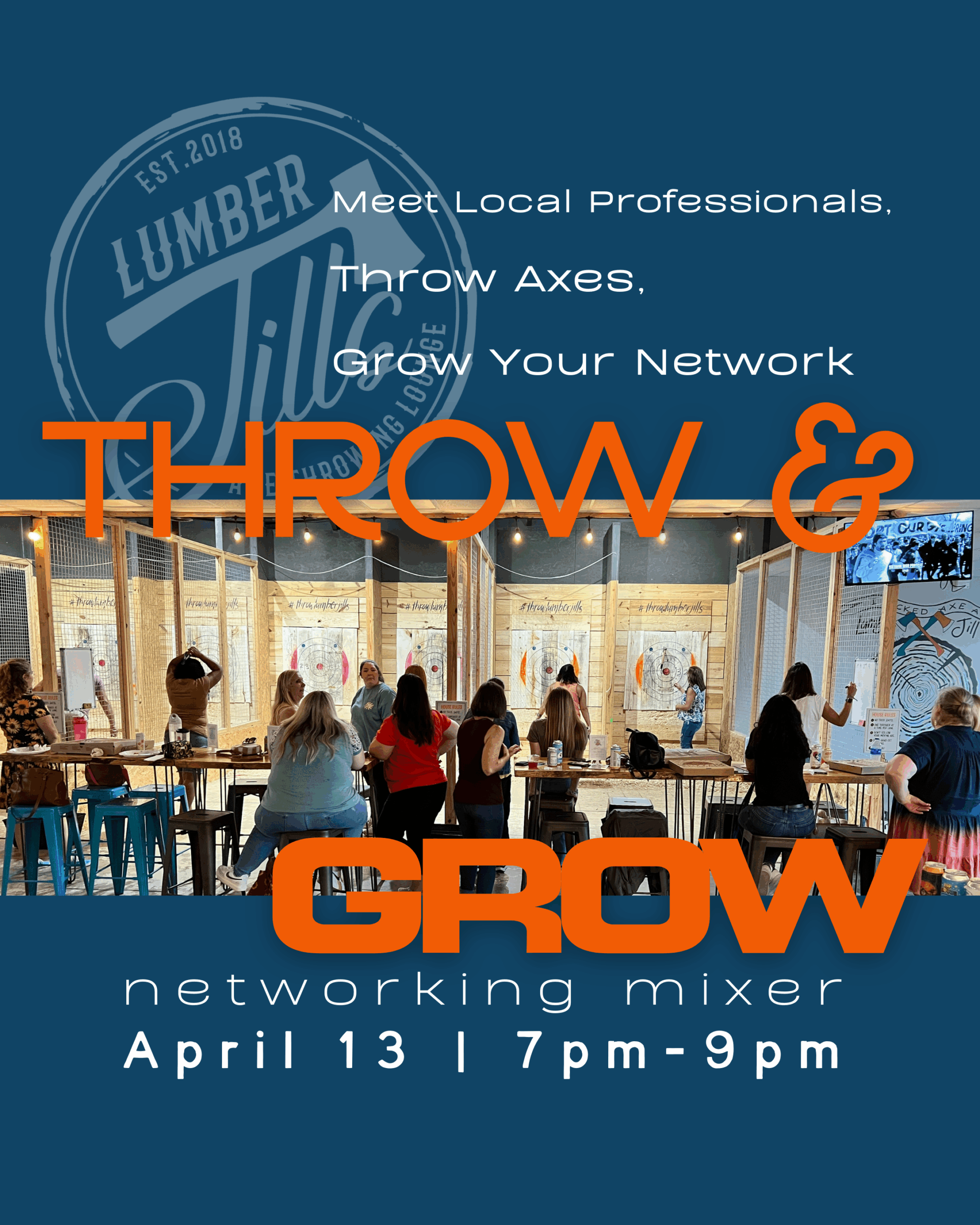 throw and grow networking mixer